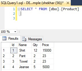 Select query
